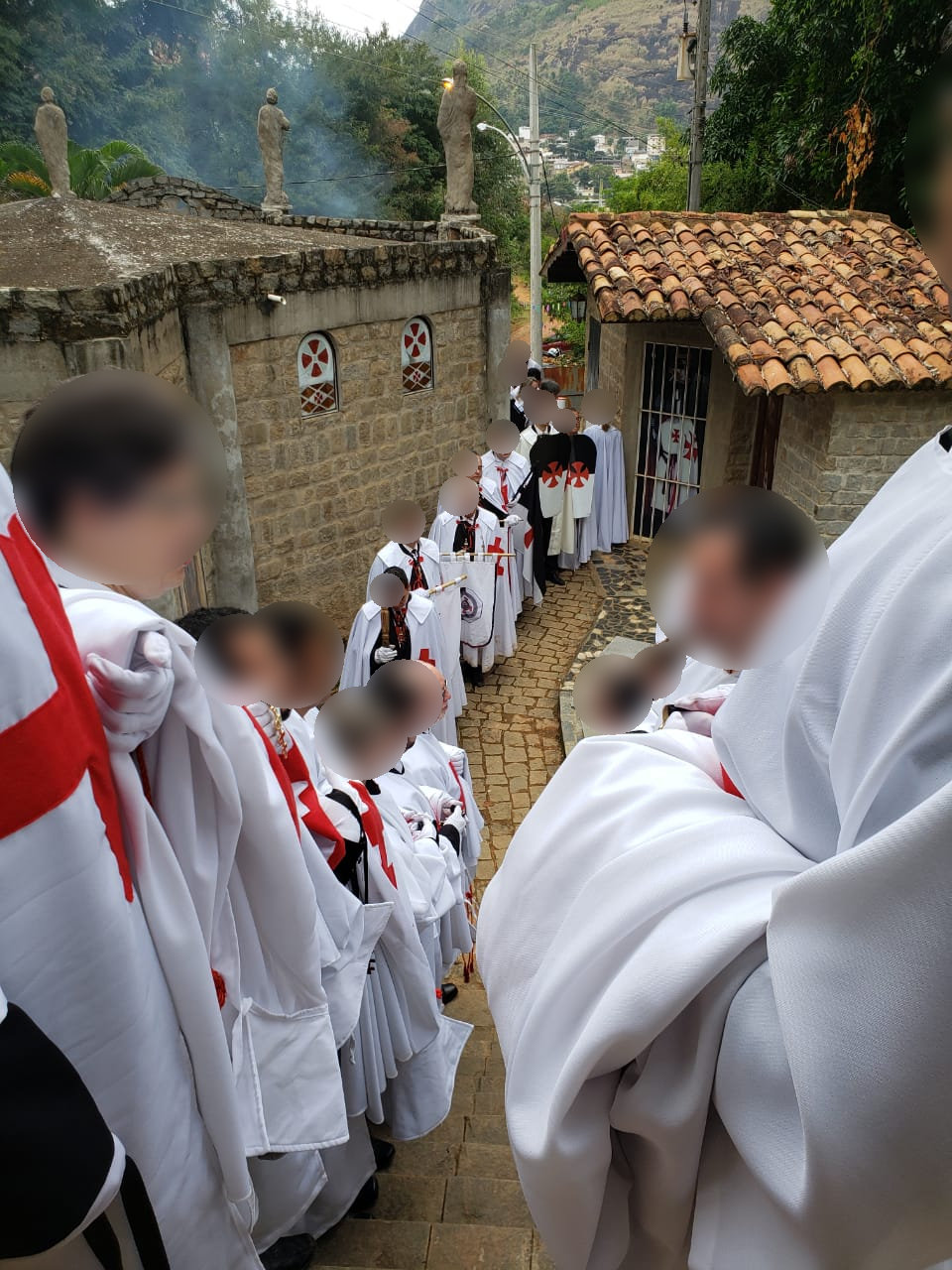 Cérémonie templière d'Armement au Brésil, juin 2019