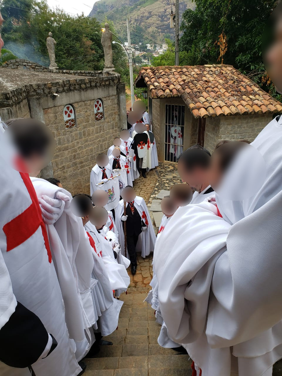 Cérémonie templière d'Armement au Brésil, juin 2019