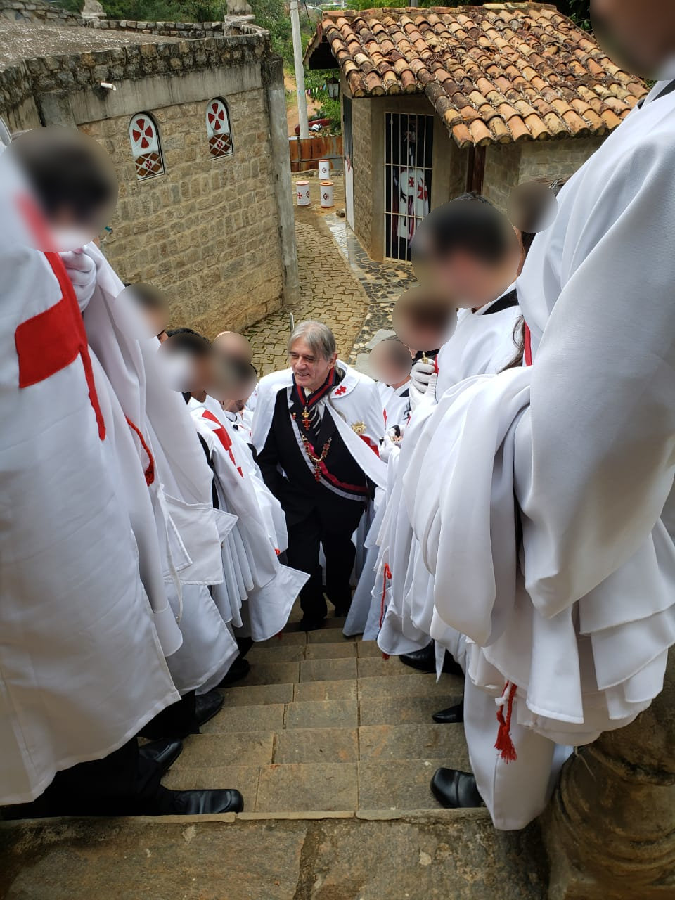 Cérémonie templière d'Armement au Brésil, juin 2019