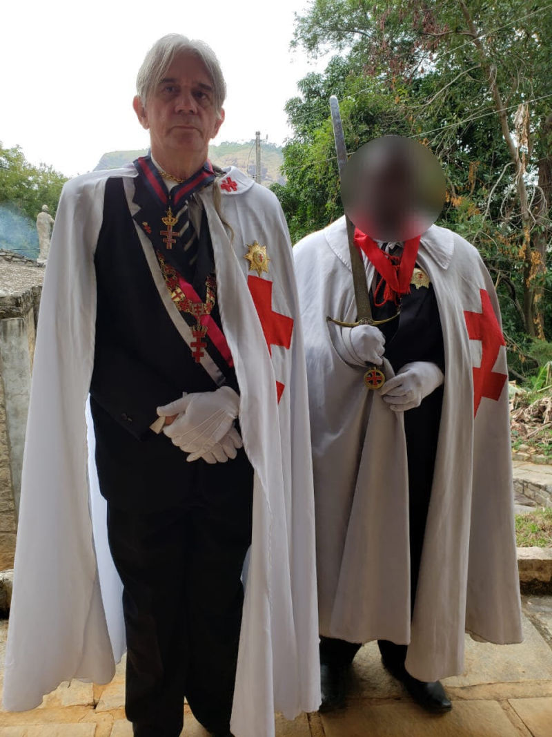 Cérémonie templière d'Armement au Brésil, juin 2019