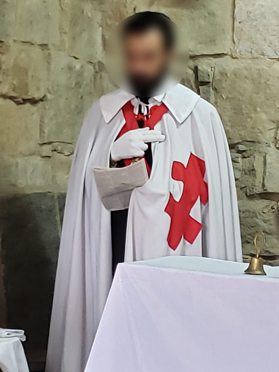 Cérémonie templière d'Armement au Brésil, juin 2019