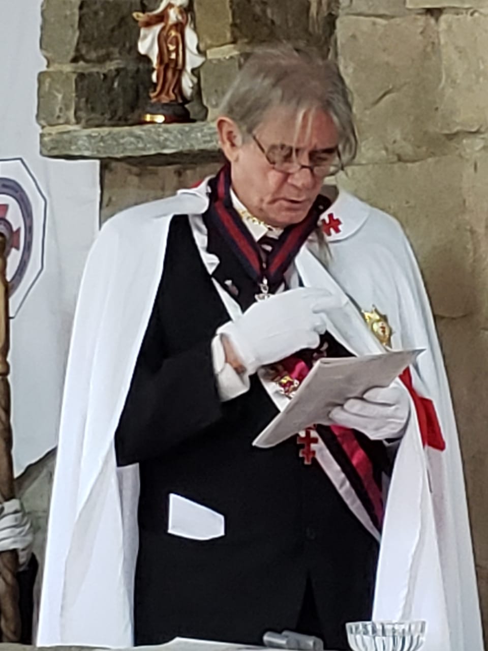 Cérémonie templière d'Armement au Brésil, juin 2019
